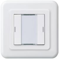 Pulsante INC Hager basico C KNX doppio LED bianco
