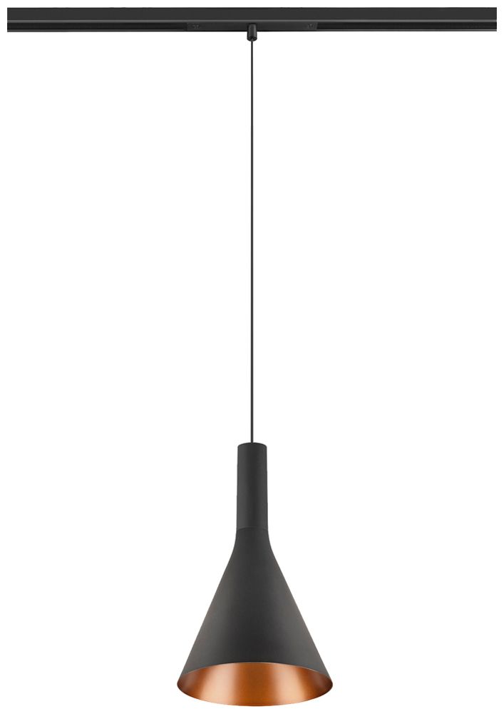 LED-Pendelleuchte SLV LALU CONE 9W 500lm 2700…3000K DALI Ø152×270mm schwarz