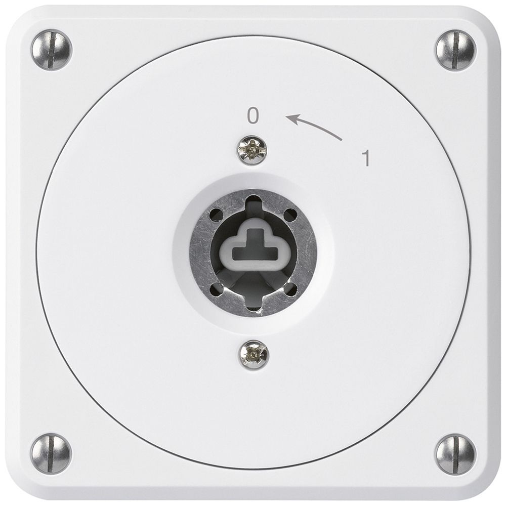 Contact pivotant à clé ENC robusto blanc sans clapet sans cylindre 1P pour combi