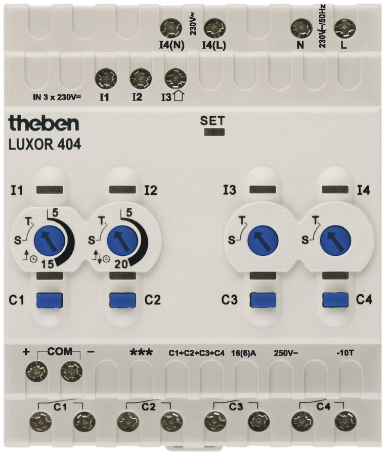 Module d'extension Theben LUXOR 404 4-canal