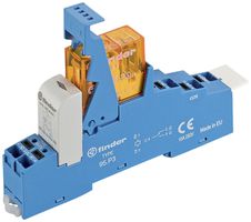 REG-Koppelrelais Finder 48, 1W 10A/24VAC AgNi Push-In-Klemmen