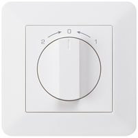 UP-SchwenkTaster 1->0<-2 weiss kallysto.trend mit Drehgriff