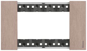 Telaio di copertura Living Now 4 moduli 147.5×86mm copper