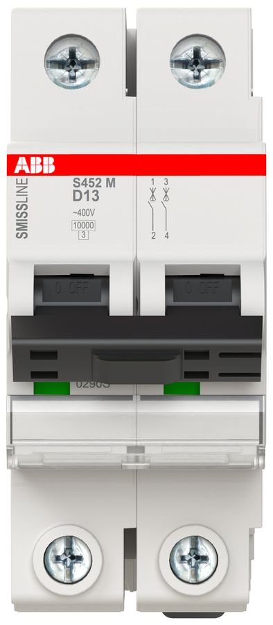 Leitungsschutzschalter SMISSLINE CLASSIC 2×T13 D 10kA