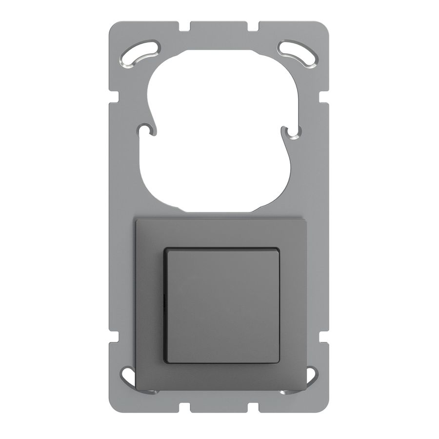 UP-Kombination leer+3/1P EDIZIOdue dunkelgrau