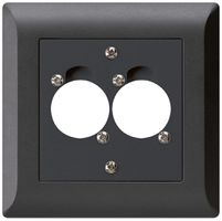 UP-Montageset für 2 XLR schwarz kallysto.line