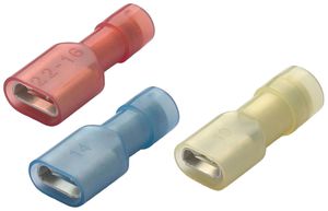 Capocorda a spina piatta Plica BM isolato PA piatto 6.3×0.8mm 1.5…2.5mm² blu