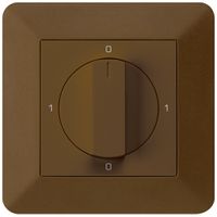 UP-Drehschalter kallysto.trend 0/3L braun mit Drehgriff