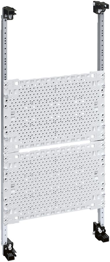 Telekommfeld Hager mit Montageplatten 4-reihig 600×250mm