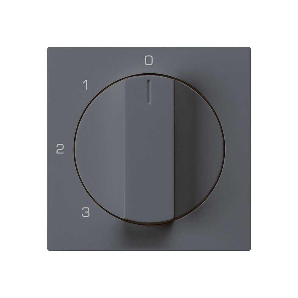 Abdeckset kallysto zu Drehschalter 0123 anthrazit