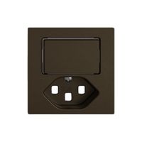 Montageset EDIZIO.liv SNAPFIX® für Kombi.T23 m.1 Knopf bel.m.Seitenlinse br