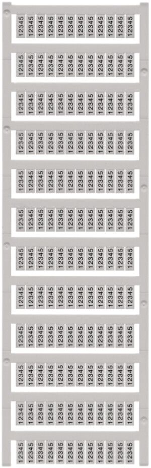 Marcatore di morsetto Weidmüller MultiCard WS 12×5mm stampa speciale PA66