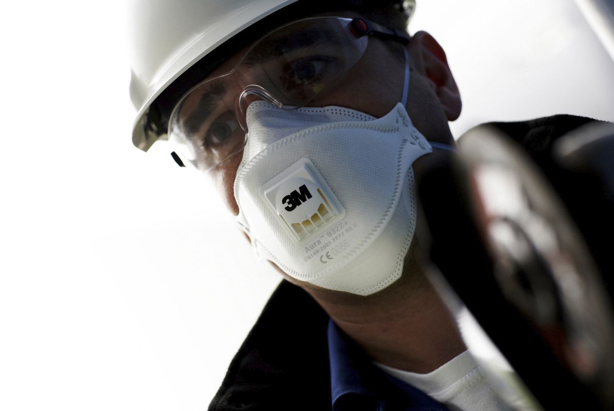 Masque de protection 3M Aura 9332+ classe FFP3 NR D