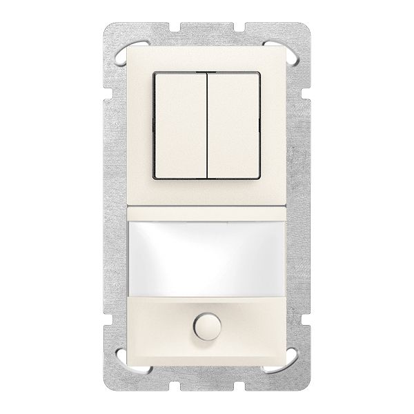 UP-Kombination EDIZIOdue 1/1P+Sonnerie weiss