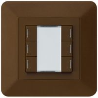 Tasto INC kallysto.trend KNX 6×LED RGB s/e-link marrone