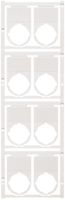 Gerätemarkierer Weidmüller MultiCard SM selbstklebend 18×27mm PA66 weiss
