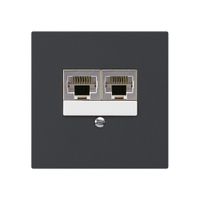 UP-Dose kallysto 2×RJ45s getrennt schwarz