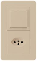 UP-Kombination kallysto.trend Gr.I-I vertikal Impulstaster+Typ 13 beige
