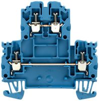 Borne multi-étage Weidmüller WDK N connexion à vis 2.5mm² 2 étages bleu