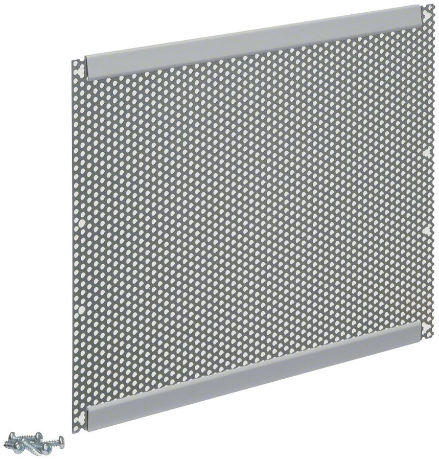 Plaque de montage Hager volta 220×265mm poinçonnage acier inoxydable