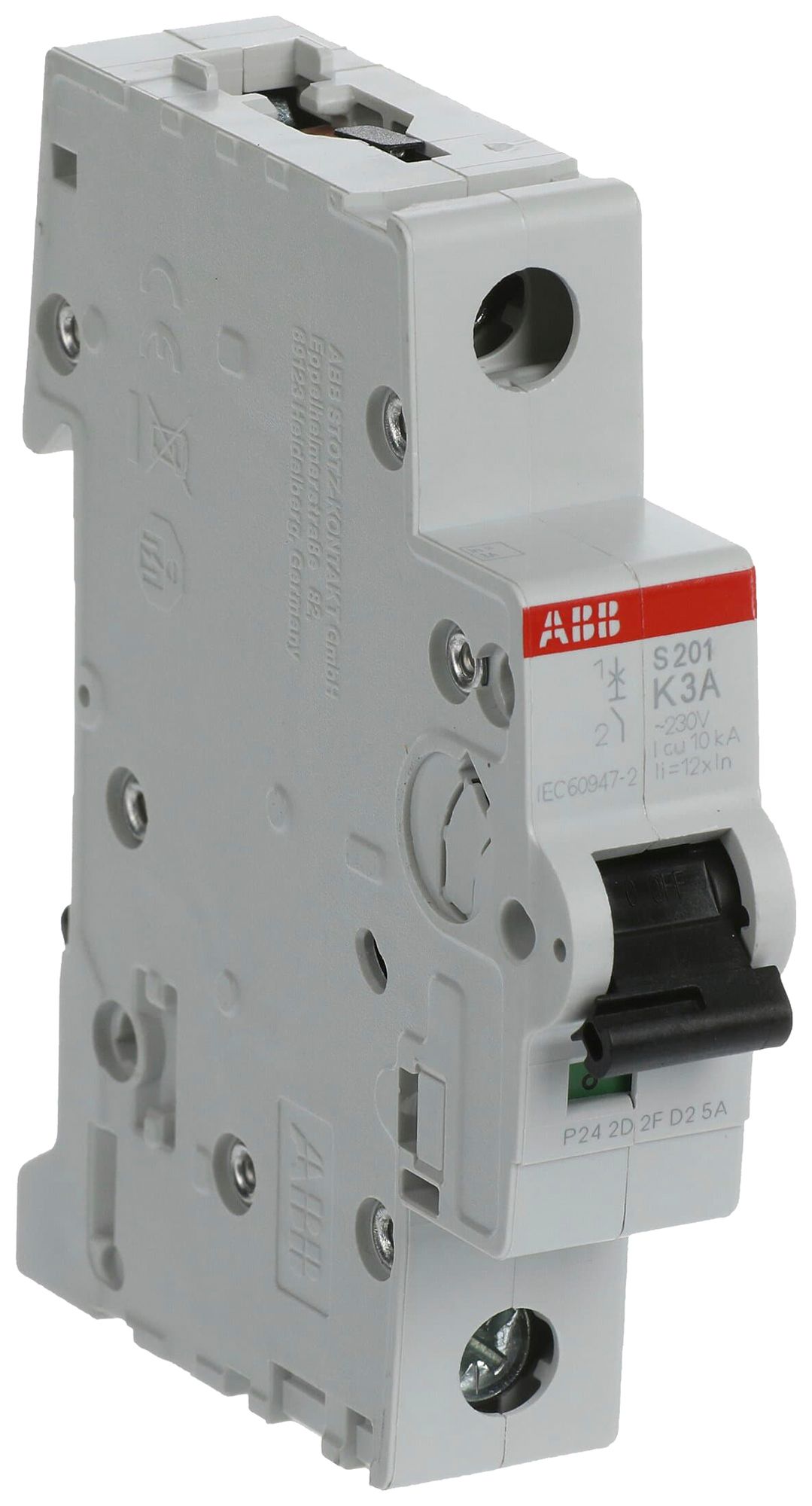 Disjoncteur ABB S201-K3 3A 6kA