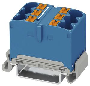 Bloc de distribution PX PTFIX 6X10/S-NS35A BU