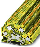Borne de protection 0.14…4mm² connexion Push-in vert/jaune PTTBS 2.5-PE
