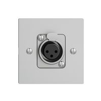 UP-Montageset EDIZIOdue für XLR hellgrau
