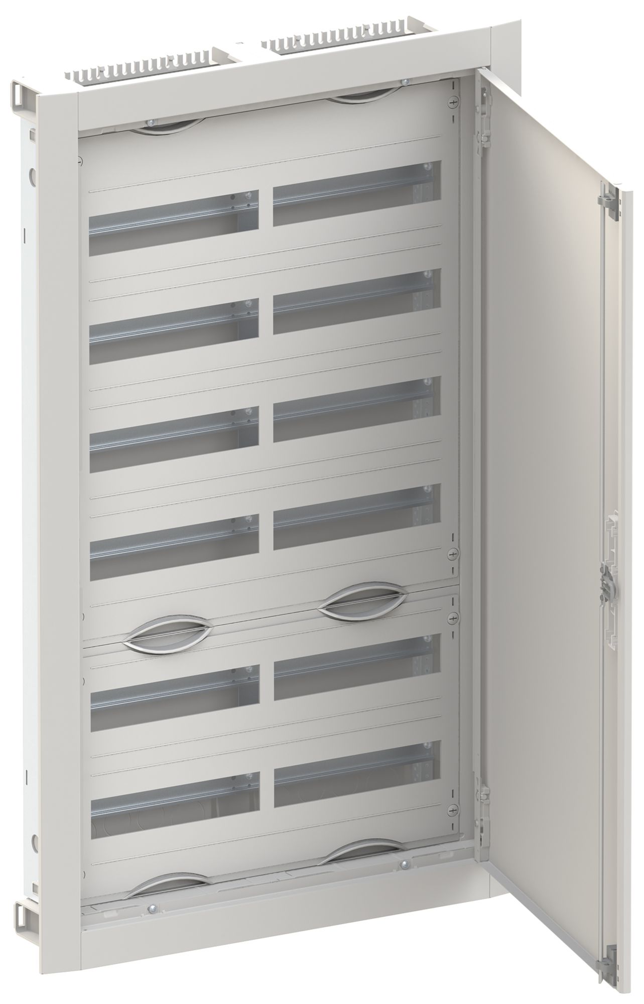 Distributeur ENC ABB ComfortLine 6 rangées 144UM avec porte 615×1014×125mm