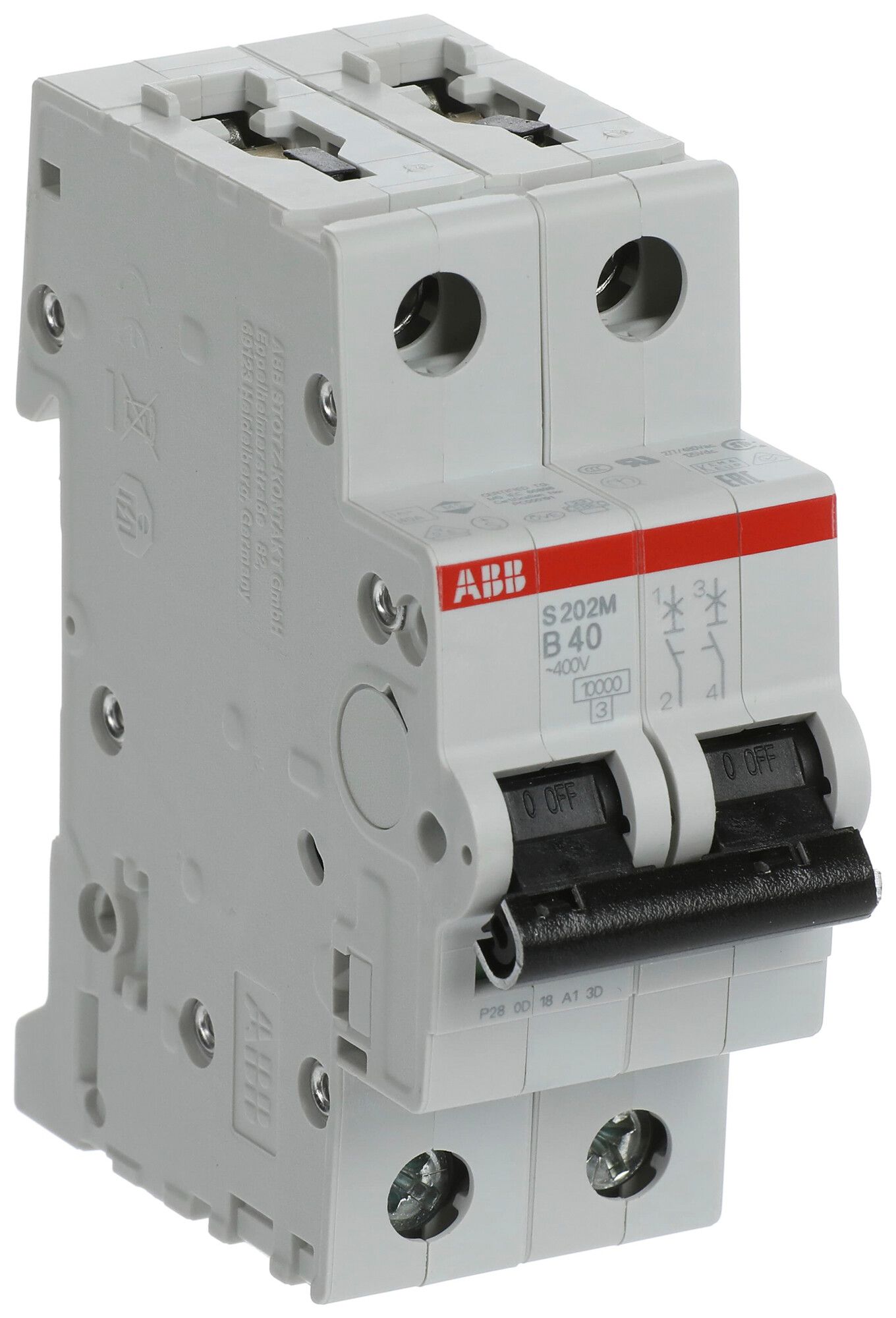 Leitungsschutzschalter ABB S202M-B40 40A B 10kA