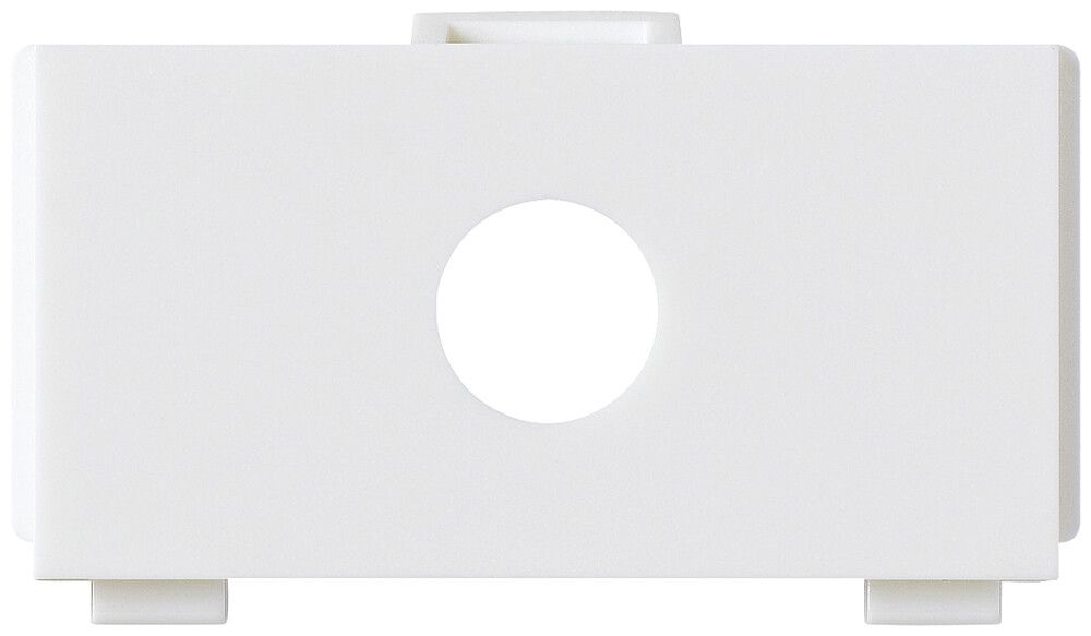 Modulo multimedia kallysto M3 vuoto per 1 connettore F/jack 6.35 Ø9.6 bianco