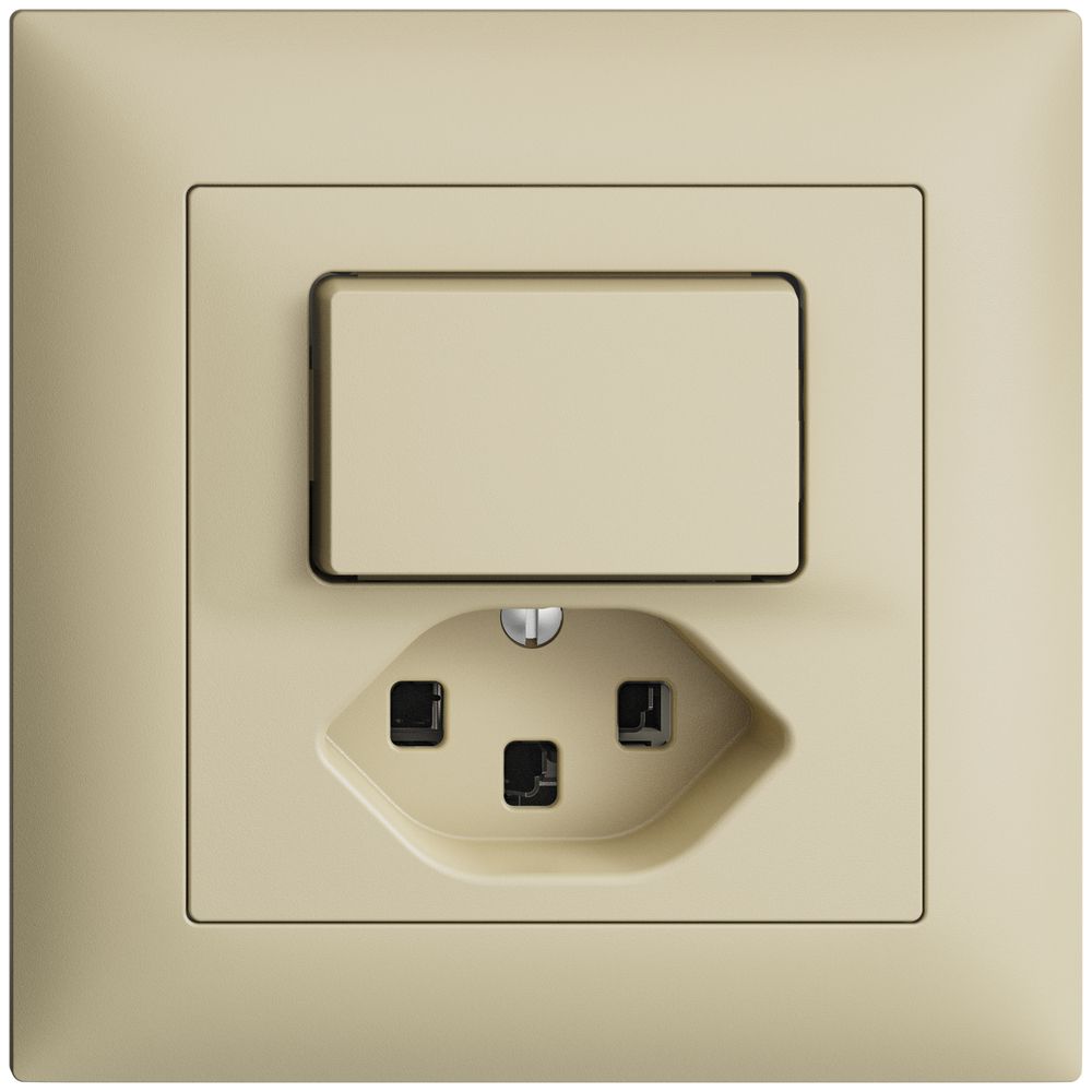 Combinaison ENC 3/1L+T23 16A EDIZIOdue vanille