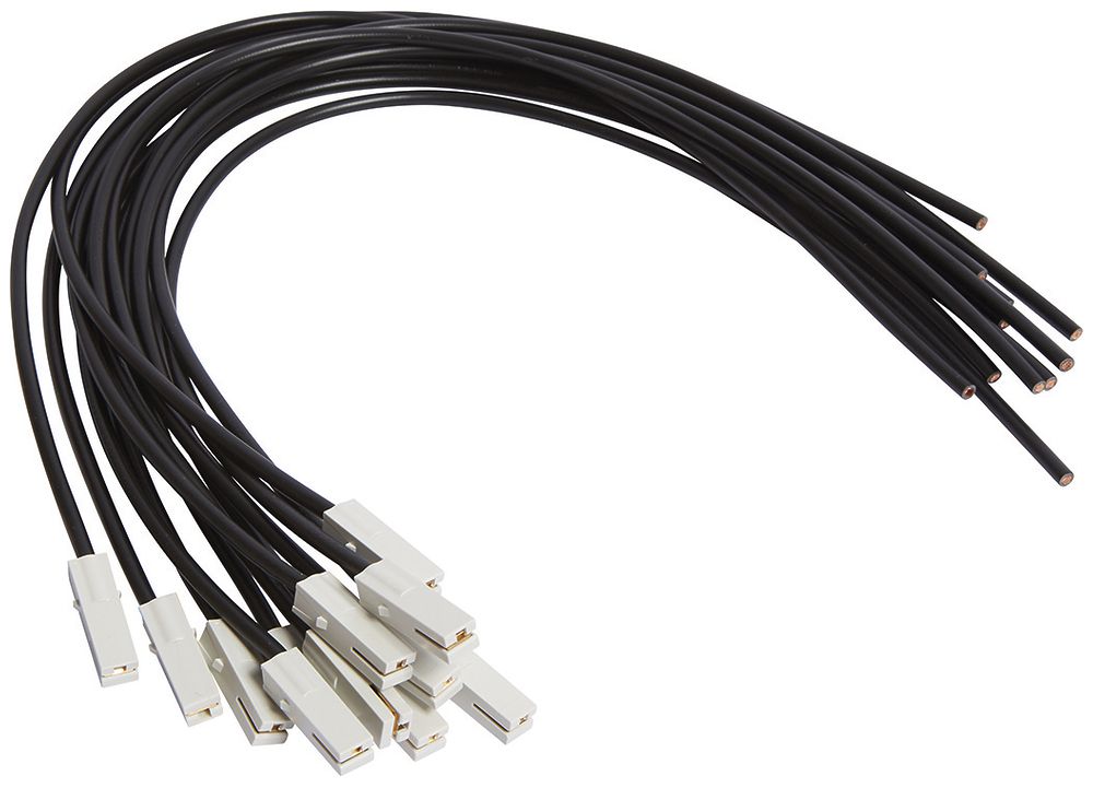 Câble de connexion Hager 6mm² L=500mm, noir