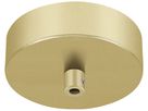 Rosace de plafond AP SLV FITU 3 pôles Ø90mm or