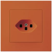 UP-Steckdose Hager KPR, 1×T23, 16A 250V, orange