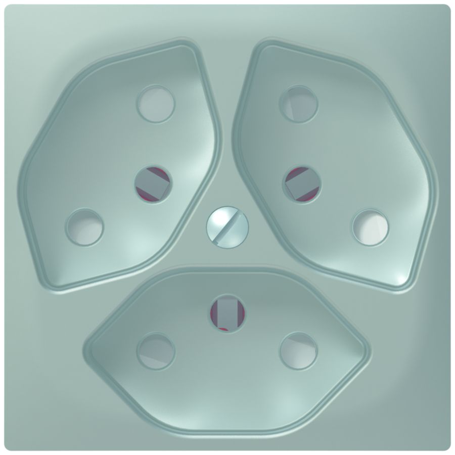 Plaque frontale SIDUS alu pour 3×T13/1