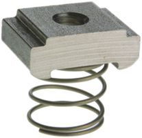 Nutenstein Woertz, rostfreier Stahl A4, M8, mit Feder