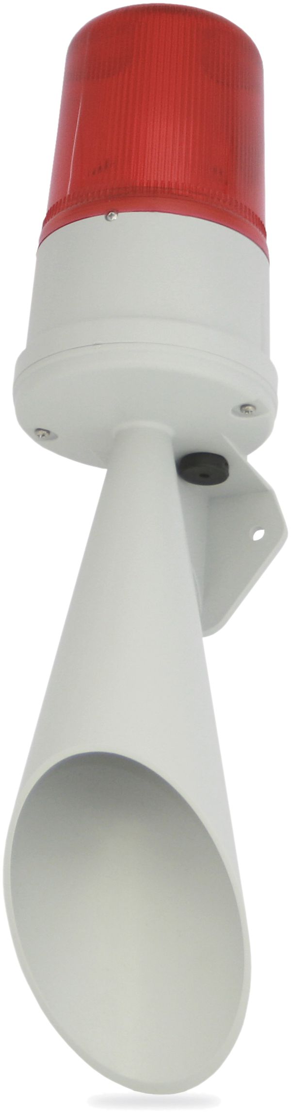 Signalhupe Comax mit Blitzleuchte 5J 24VAC/DC mit Trichter rot IP65
