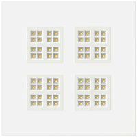 LED-Panelleuchte SLV PAVANNO 17W 2957lm 3000…5000K WB 600×600×20mm weiss