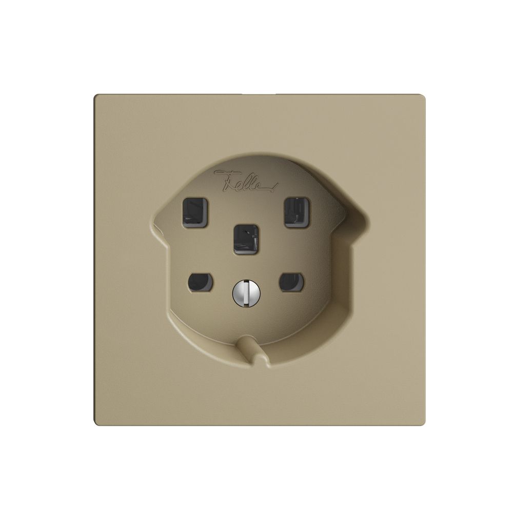 Steckdose EDIZIOdue T25 16A sand, mit Steckklemmen