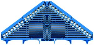 Rangierverteilerklemme Weidmüller PRV 16L PUSH IN TS35×7.5 blau, rot/weiss