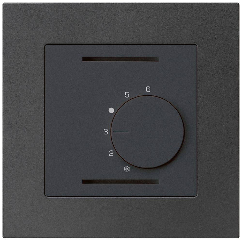 Termostato ambiente INC kallysto.pro nero senza interruttore