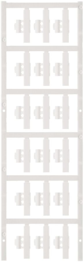Marqueur de conducteur Weidmüller MultiCard SFC p.Ø1.5…2.5mm 30×5.8mm PA66 blanc