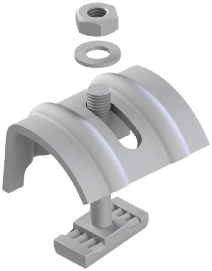 Crampon pour poutrelle Lanz M10×65mm zingué