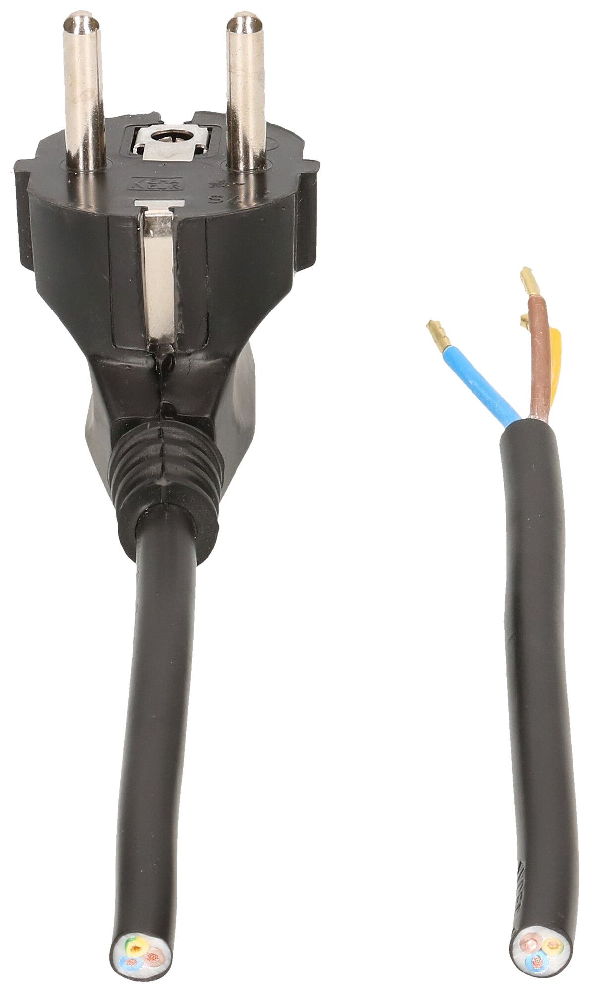 Anschlusskabel MAX HAURI PVC 16A 230V 3×1.5mm² Schuko/Aderendhülse 3m schwarz