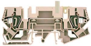 Durchgangs-Reihenklemme Weidmüller ZTD 6/STB Zugfeder 6mm² TS35 TS32 beige