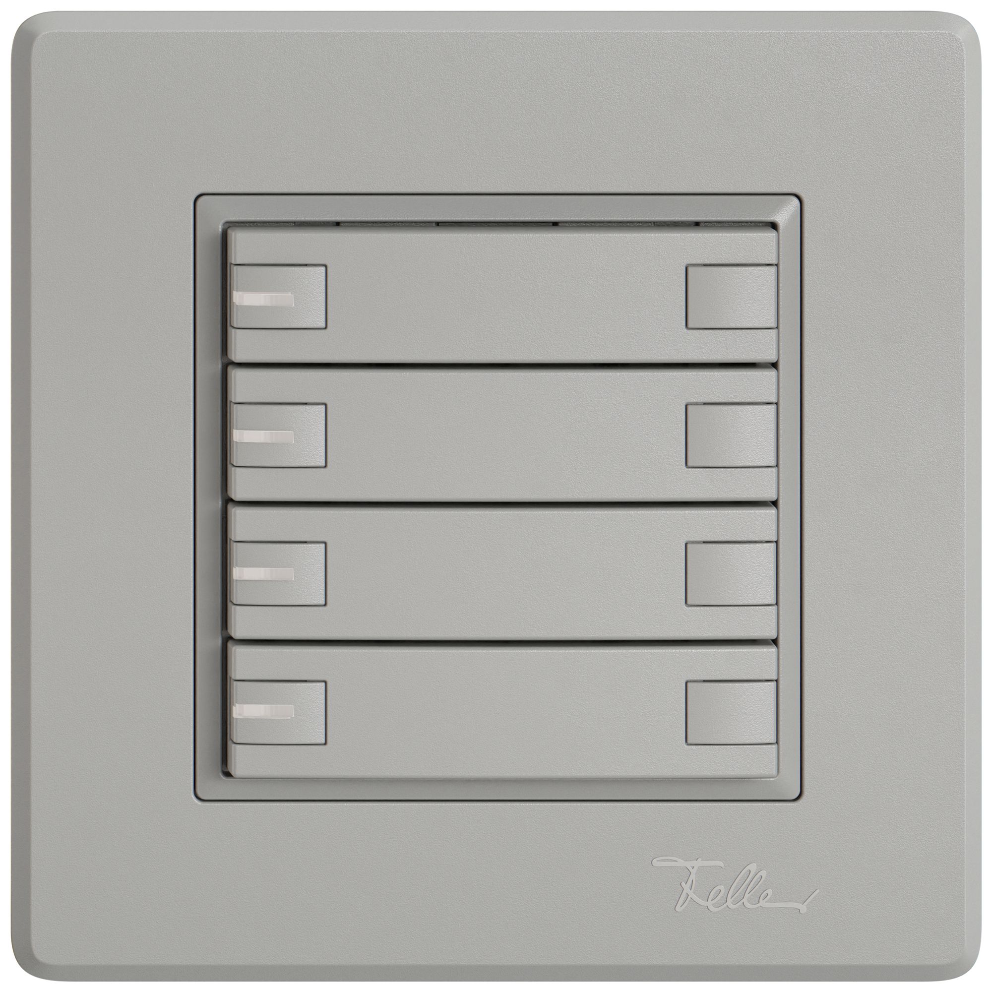 UP-Universaltaster EDIZIO.liv UNI SNAPFIX® m.LED RGB 8× 1-Tbed.hgu