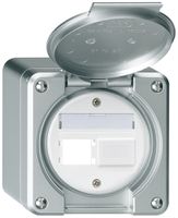 Kit di montaggio AP robusto IP55 uscita frontale per 2×R&M alluminio