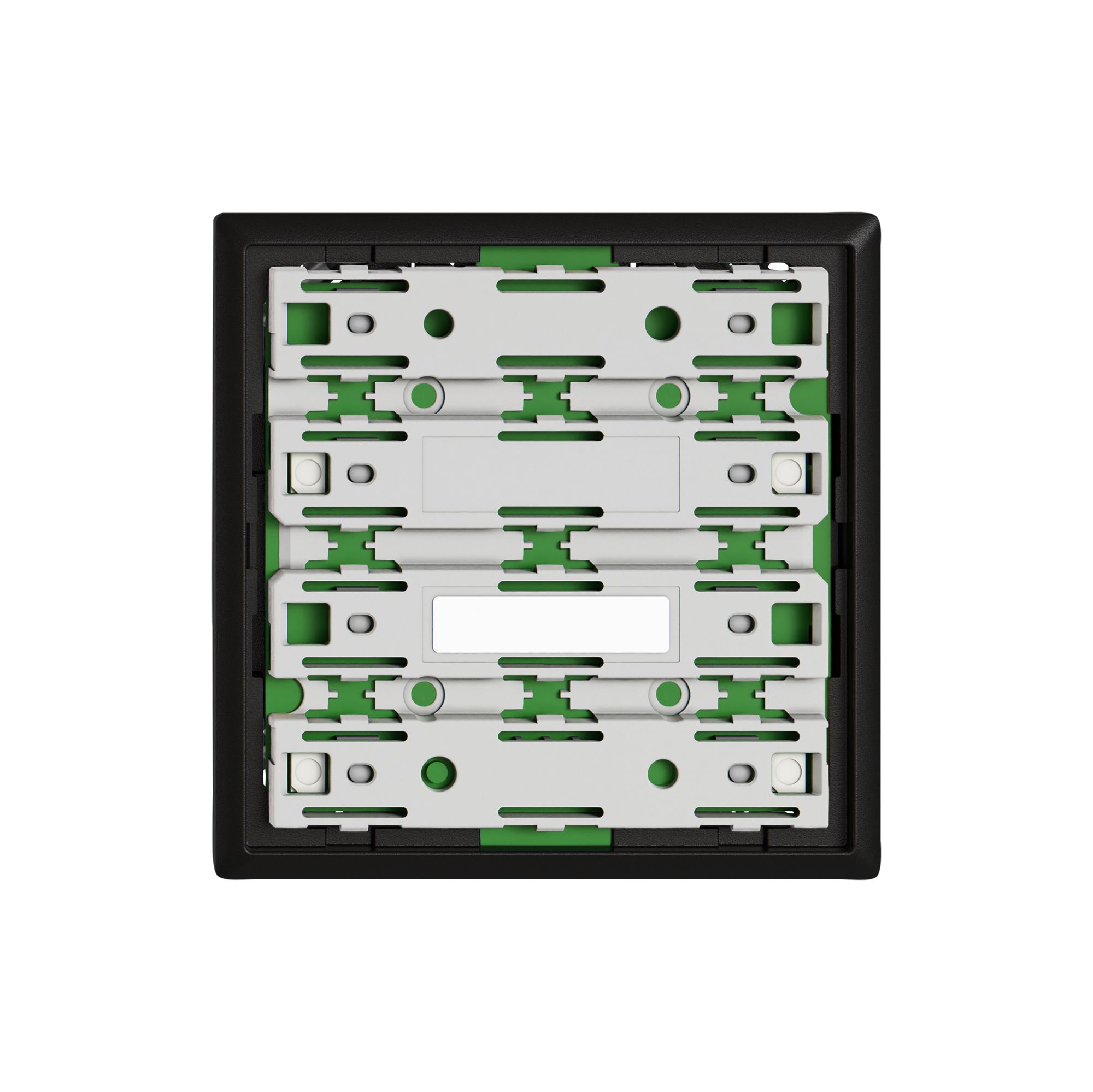 Plaque frontale EDIZIO.liv UNI SNAPFIX® p.UNI vers.enfich.p.8touches a.LED no