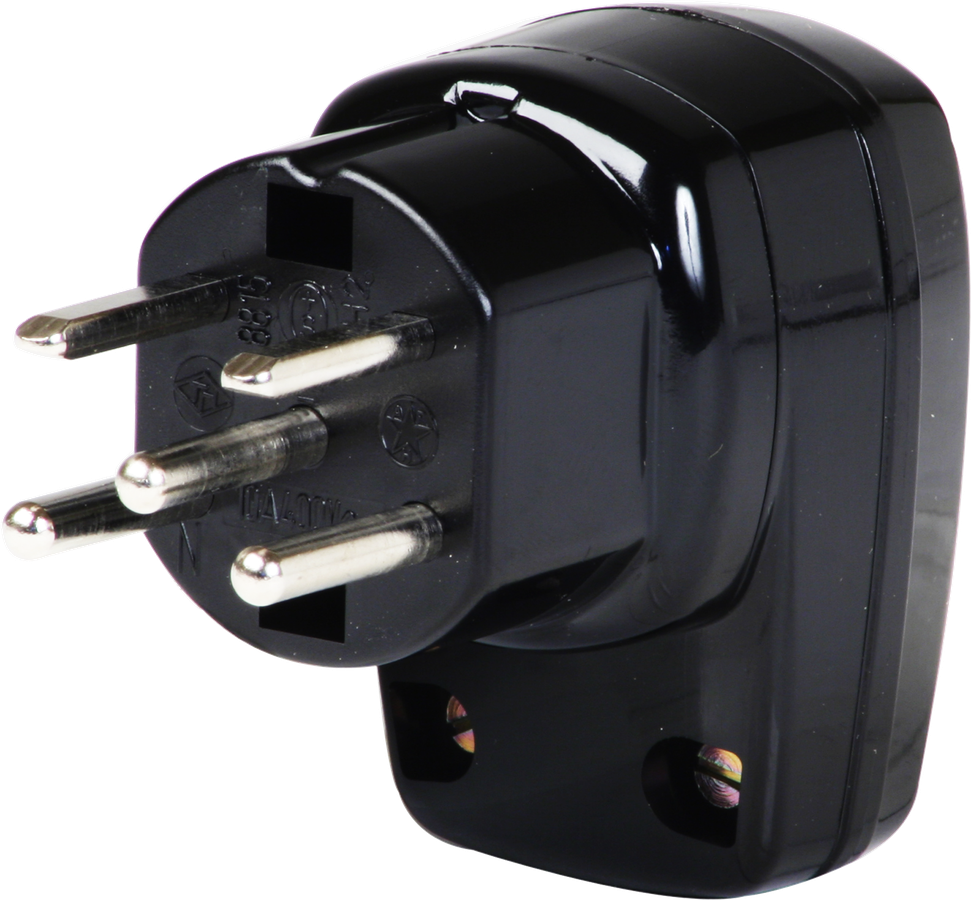 Stecker th T15 vertikal schwarz